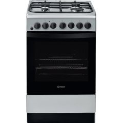 Indesit IS5G4PHSS/UK Dual Fuel Cooker - Stainless Steel