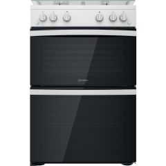 Indesit ID67G0MCW/UK Double Cooker - White