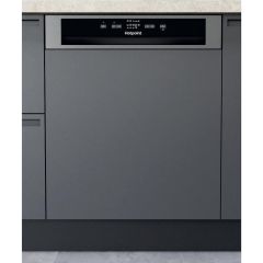 Hotpoint H3B L626 X UK Semi-Integrated Dishwasher - Inox