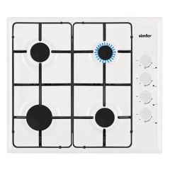Simfer G60W 4 Burner Gas Hob