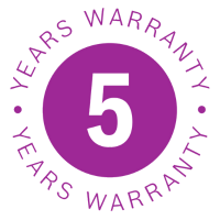 5 Year Warranty Label 5 Year Warranty Label